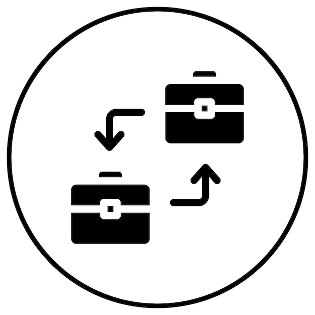 Vector el icono vectorial de marketing b2b se puede utilizar para el conjunto de iconos de marketing digital