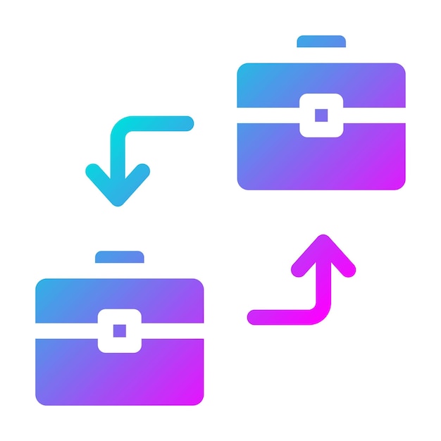 El icono vectorial de marketing B2B se puede utilizar para el conjunto de iconos de marketing digital
