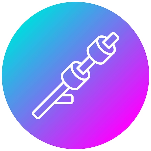 El icono vectorial de marshmallows se puede usar para el conjunto de iconos de dulces y caramelos