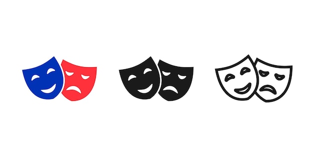 Icono vectorial de mascarada Icono de mascarado en fondo transparente Teatro o Carnaval