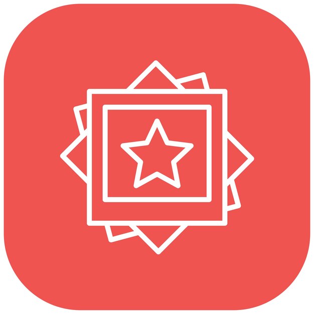 El icono vectorial de Memorias Compartidas se puede usar para el conjunto de iconos de Amistad