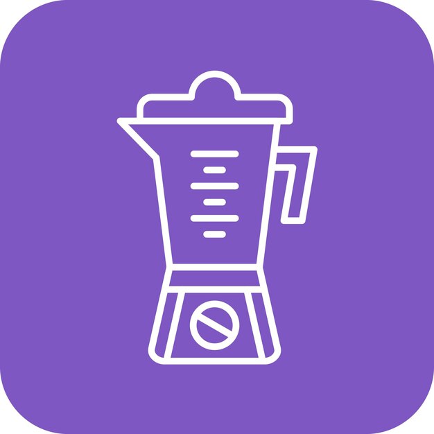 El icono vectorial del mezclador se puede usar para el conjunto de iconos de artículos para el hogar