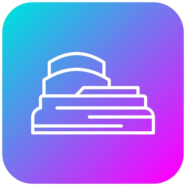 El icono vectorial de Mohenjo Daro se puede usar para el conjunto de iconos de la civilización antigua