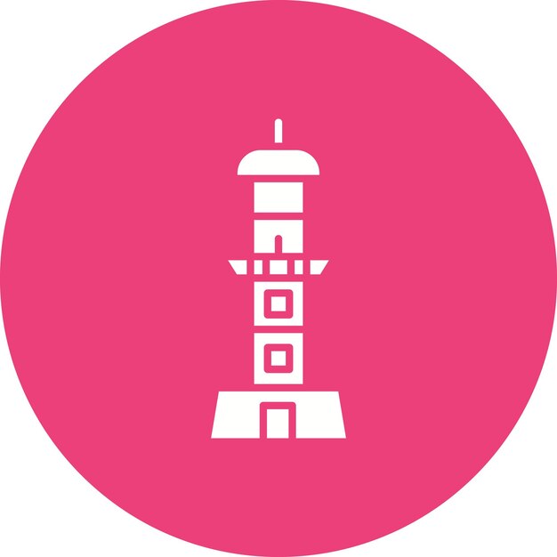 Icono vectorial de monumento de Nueva Zelanda Se puede usar para el conjunto de iconos de puntos de referencia