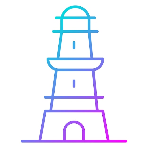 Icono vectorial de monumento de Nueva Zelanda Se puede usar para el conjunto de iconos de puntos de referencia