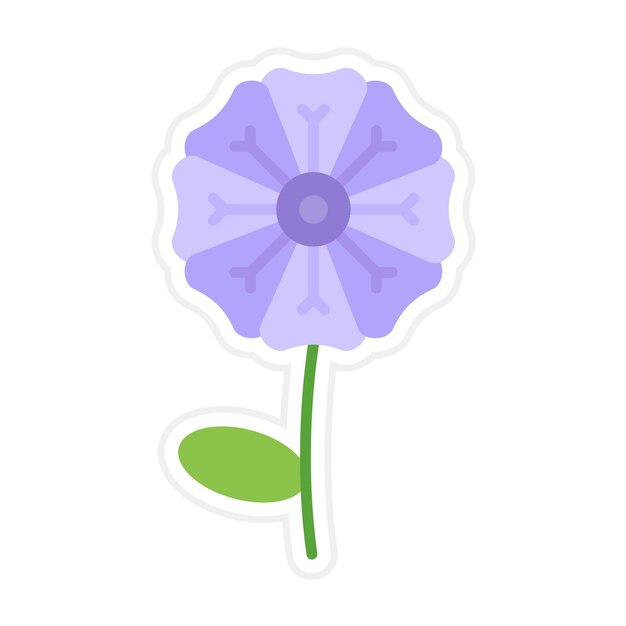 El icono vectorial de la mostaza de ajo se puede usar para el conjunto de iconos de flores