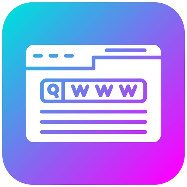 El icono vectorial del motor de búsqueda se puede utilizar para el conjunto de iconos de marketing