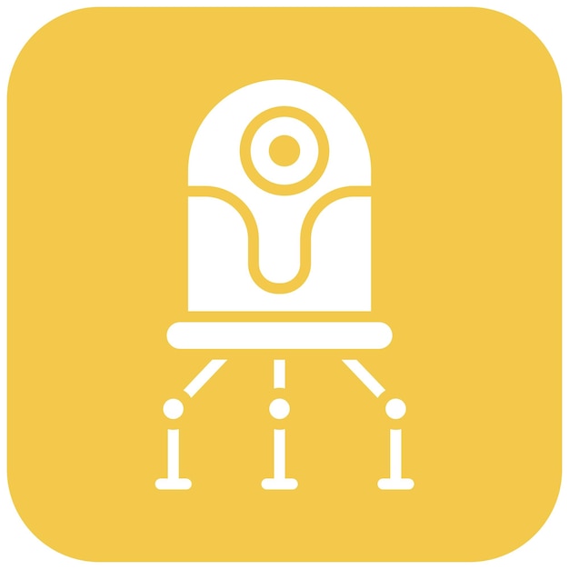 El icono vectorial de Nanobot se puede usar para el conjunto de iconos de ciencia ficción