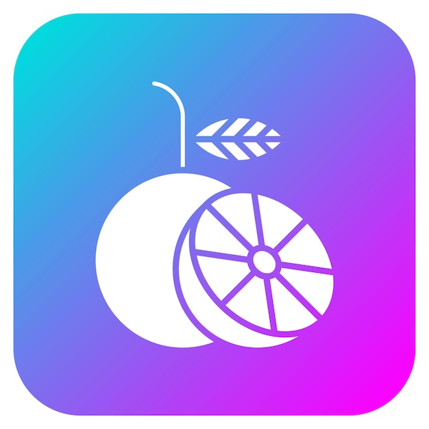 El icono vectorial naranja se puede usar para el conjunto de iconos de la mañana y el desayuno