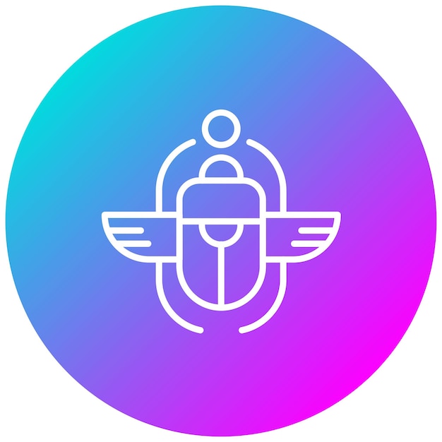 El icono vectorial de narguile se puede usar para el conjunto de iconos de Egipto
