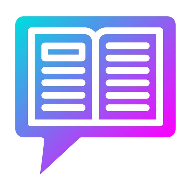 El icono vectorial de narración de historias se puede usar para el conjunto de iconos de marketing digital