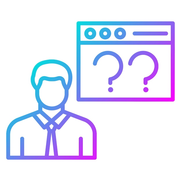 El icono vectorial no técnico del usuario se puede utilizar para el conjunto de iconos sin código