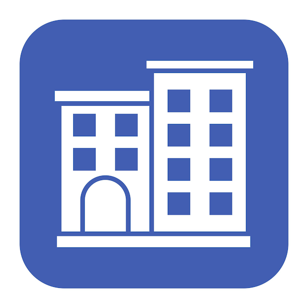 El icono vectorial de la oficina se puede utilizar para el conjunto de iconos de capacitación empresarial