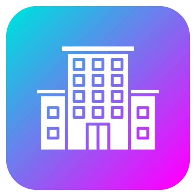 El icono vectorial de la oficina se puede utilizar para el conjunto de iconos de inicio de negocios