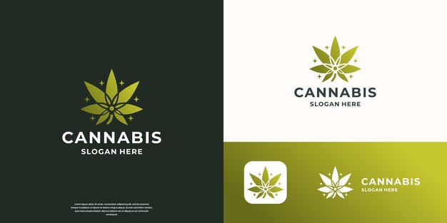 El icono vectorial de la olla de la hoja de marihuana es el símbolo del cannabis Ilustración vectorial plana simple y moderna