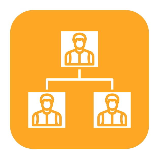 El icono vectorial de la organización se puede utilizar para el conjunto de iconos de negocios basados en el hogar