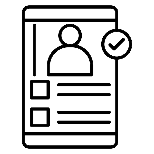 El icono vectorial de la organización de tareas de la aplicación se puede utilizar para el conjunto de iconos de negocios basados en el hogar