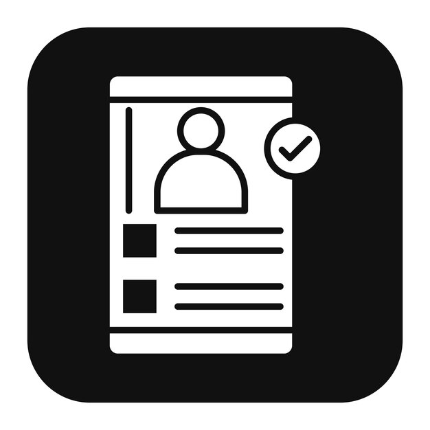 El icono vectorial de la organización de tareas de la aplicación se puede utilizar para el conjunto de iconos de negocios basados en el hogar