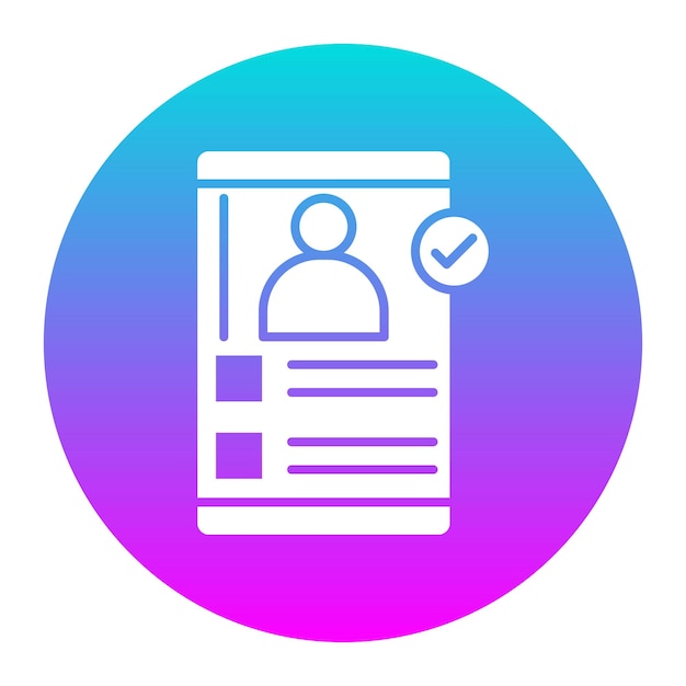 El icono vectorial de la organización de tareas de la aplicación se puede utilizar para el conjunto de iconos de negocios basados en el hogar