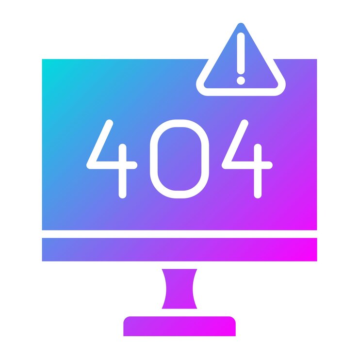 Vector el icono vectorial de la página no encontrada se puede usar para el conjunto de iconos sin código