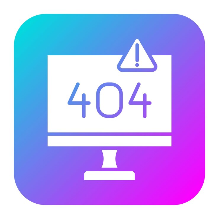 Vector el icono vectorial de la página no encontrada se puede usar para el conjunto de iconos sin código