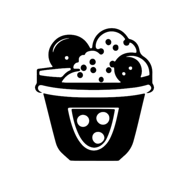 icono vectorial de las palomitas de maíz