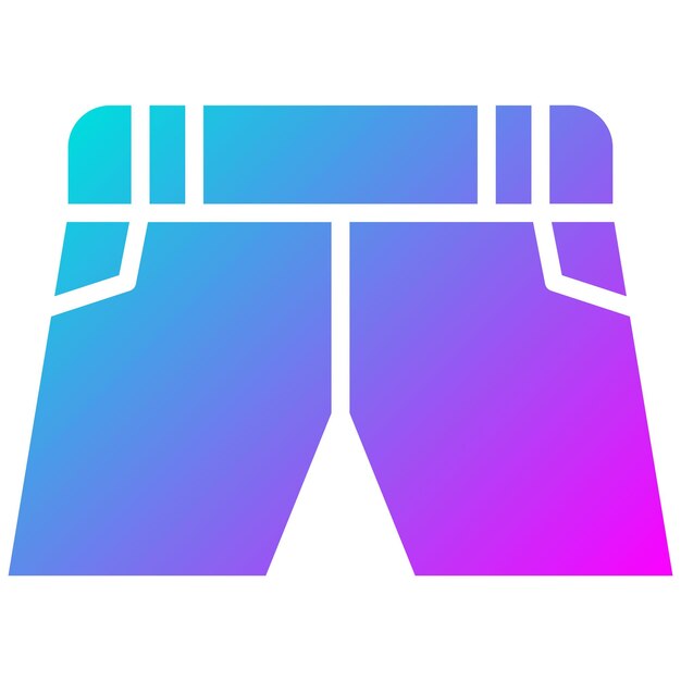 El icono vectorial de los pantalones cortos para bebés se puede usar para el conjunto de iconos de la ducha para bebés