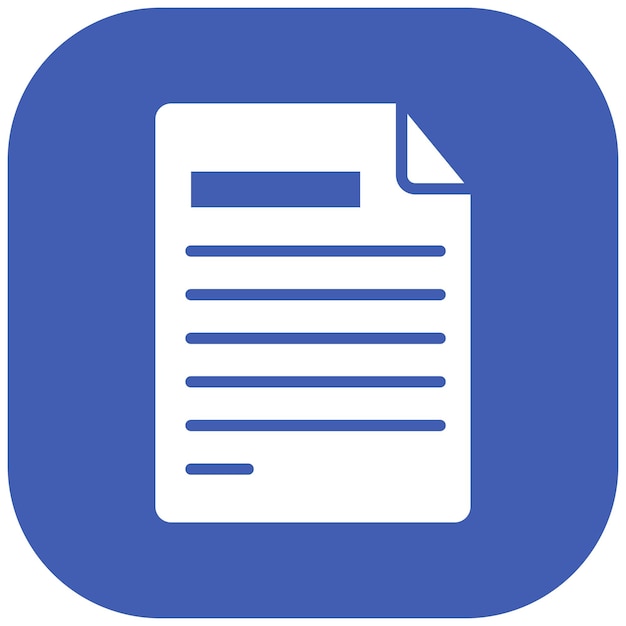 El icono vectorial de papel se puede utilizar para el conjunto de iconos del jardín de infantes