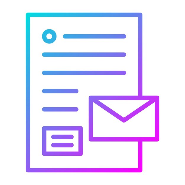 El icono vectorial de papelería se puede utilizar para el conjunto de iconos de educación