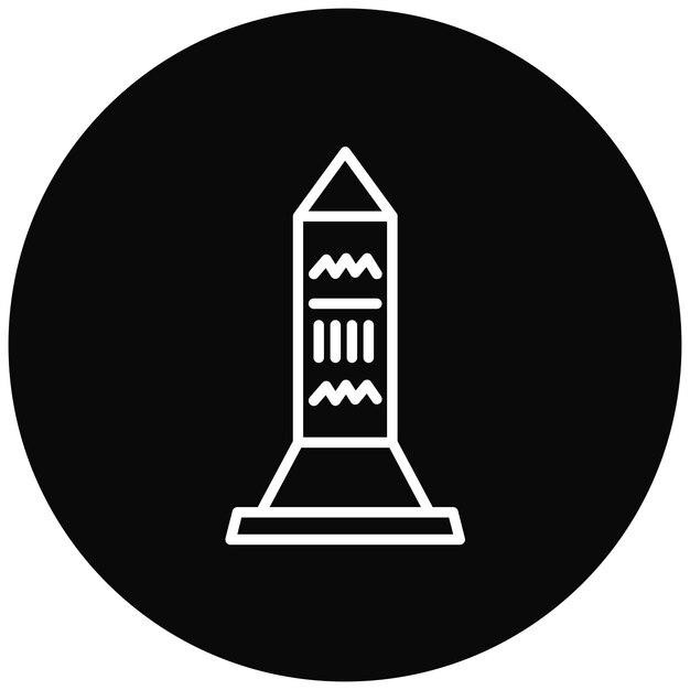 Icono vectorial de papiro Se puede usar para el conjunto de iconos de Egipto