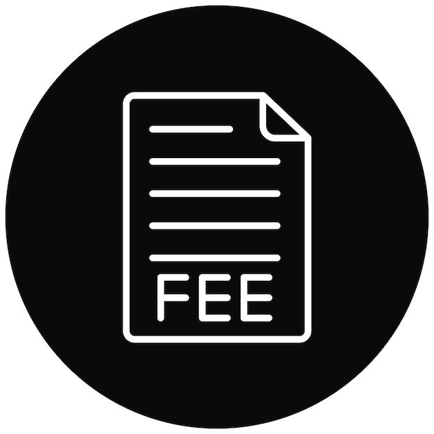 El icono vectorial de paquetes de tarifas se puede utilizar para el conjunto de iconos de Golf