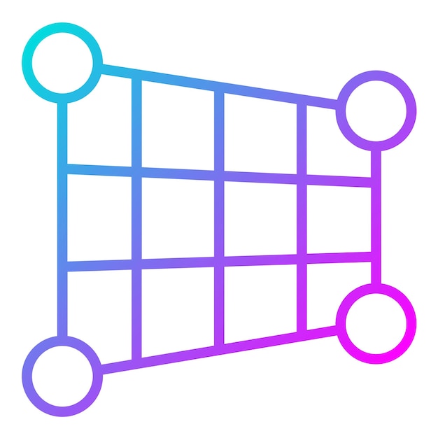 El icono vectorial de perspectiva se puede usar para el conjunto de iconos de periodismo