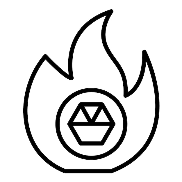 El icono vectorial de pirometalurgia se puede utilizar para el conjunto de iconos de metalurgia