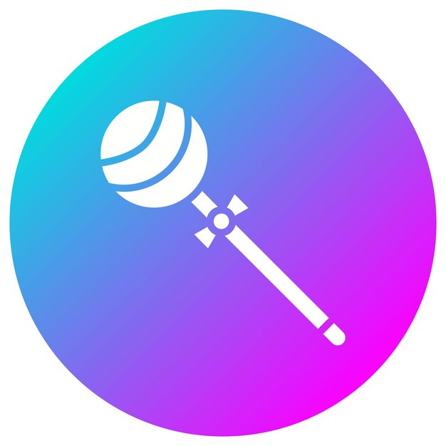 El icono vectorial de la piruleta se puede usar para el conjunto de iconos de cumpleaños