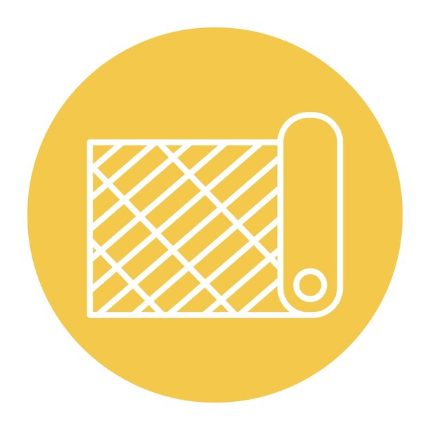 El icono vectorial del piso se puede usar para el conjunto de iconos de mejoras para el hogar