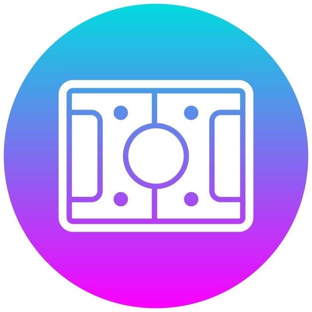 El icono vectorial de la pista de patinaje se puede usar para el conjunto de iconos de diversión al aire libre