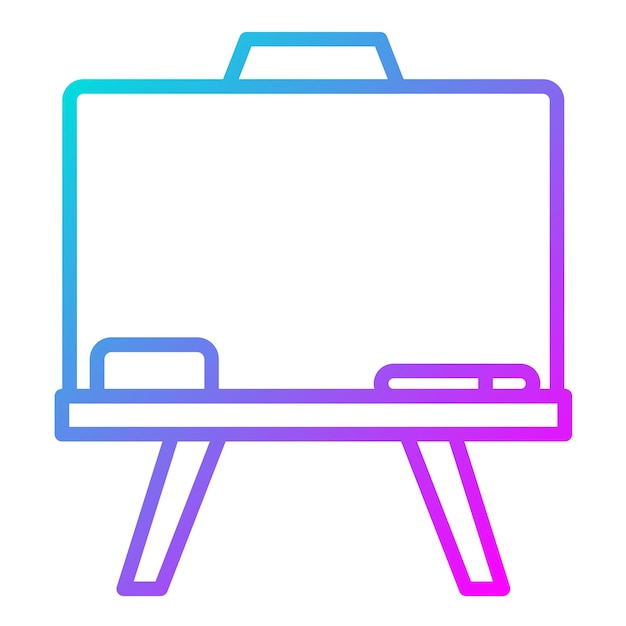 El icono vectorial de la pizarra se puede utilizar para el conjunto de iconos de negocios y recursos humanos