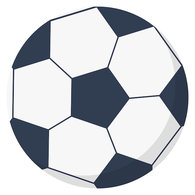 Icono vectorial plano de una bola aislada sobre un fondo blanco