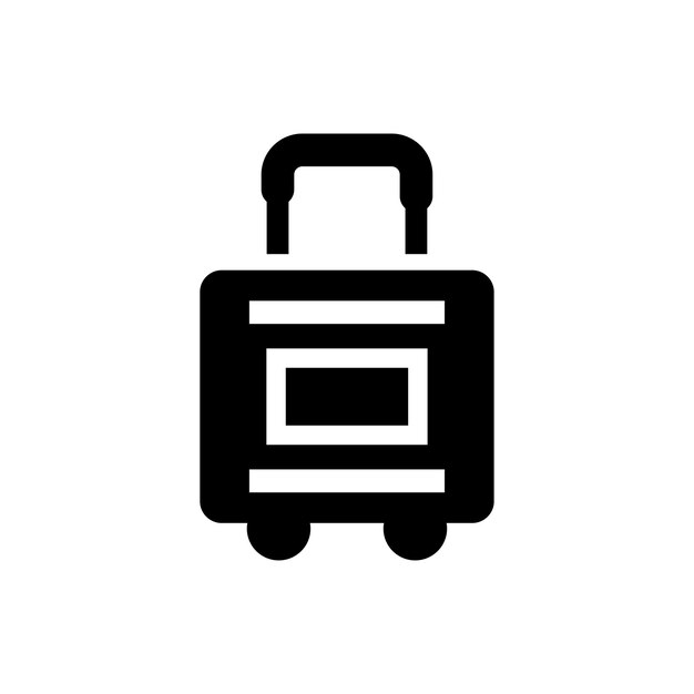 Vector icono vectorial plano de la bolsa de carretilla