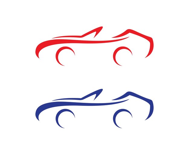 Icono vectorial de la plantilla del logotipo del automóvil