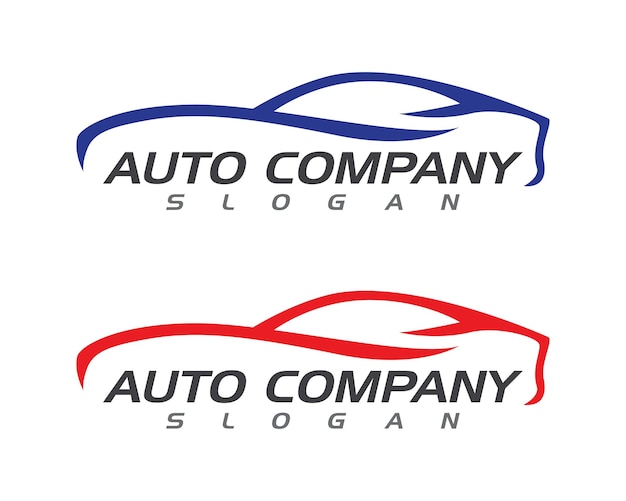 Icono vectorial de la plantilla del logotipo del automóvil