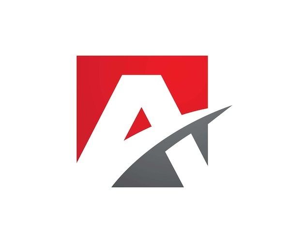 Un icono vectorial de una plantilla de logotipo comercial de letras