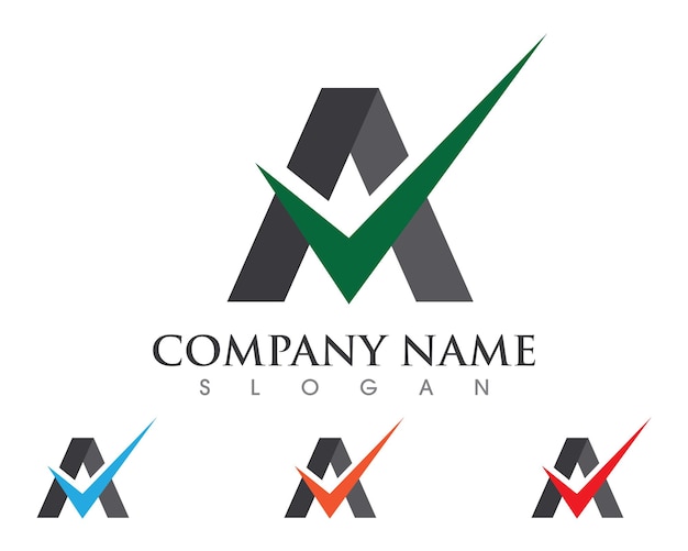 Un icono vectorial de una plantilla de logotipo comercial de letras
