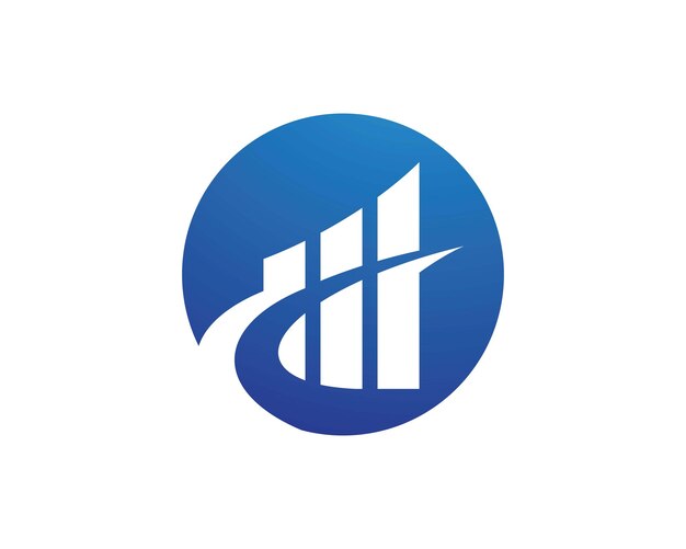 Icono vectorial de la plantilla de logotipo profesional de finanzas empresariales