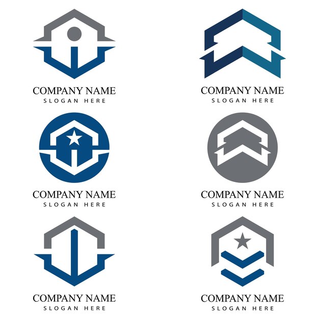 Icono vectorial de la plantilla de logotipo profesional de finanzas empresariales