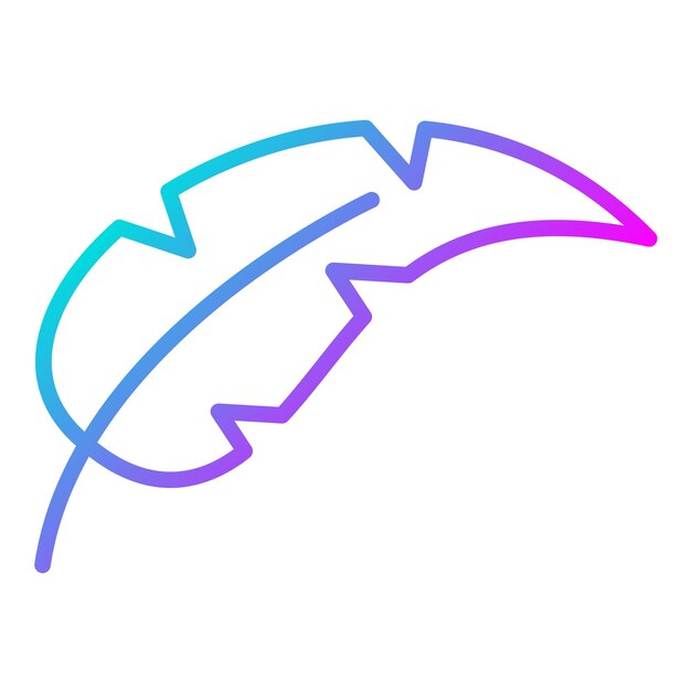 El icono vectorial de plumas se puede utilizar para el conjunto de iconos de características de la tela