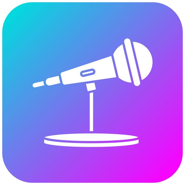 El icono vectorial de podcast se puede usar para el conjunto de iconos de noticias y medios