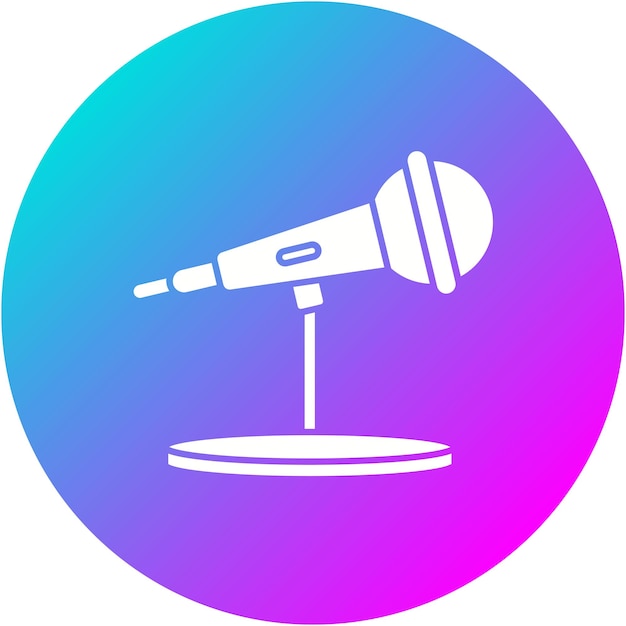 El icono vectorial de podcast se puede usar para el conjunto de iconos de noticias y medios