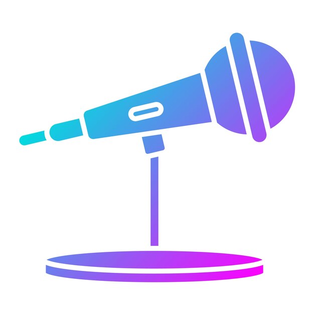 El icono vectorial de podcast se puede usar para el conjunto de iconos de noticias y medios