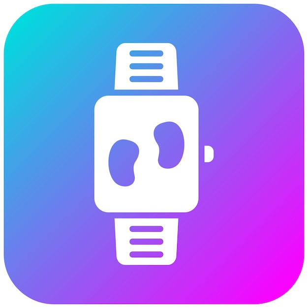 El icono vectorial del podómetro se puede usar para el conjunto de iconos de la aplicación de entrenamiento